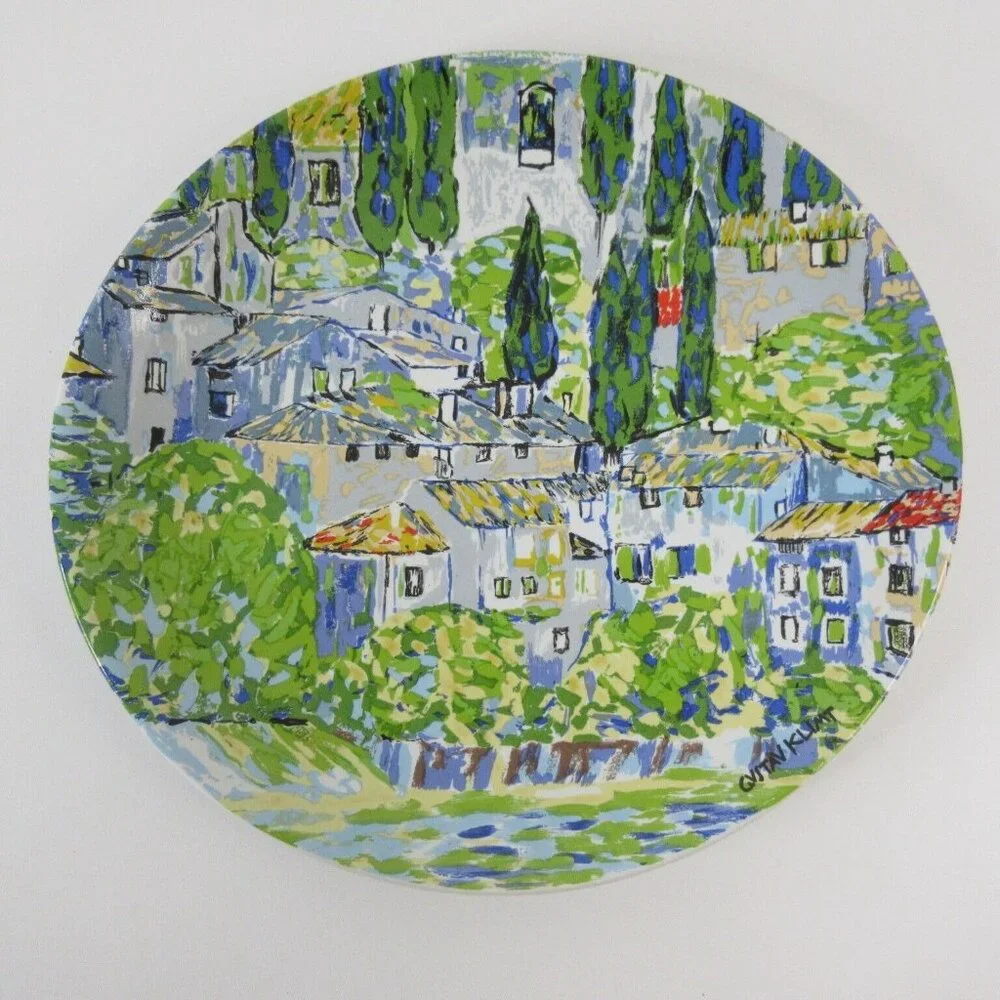 - Gustav Klimt Church in Cassone by Furio - Set of 4